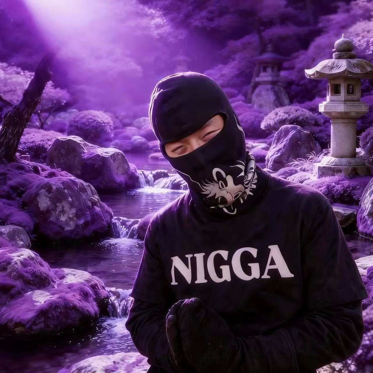 NIGGA SHIRT - BLACK